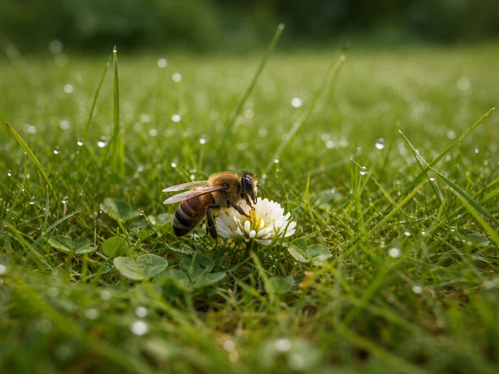 Abeille dans la pelouse : quoi faire et comment prévenir