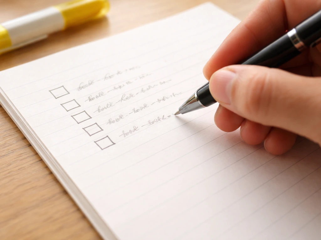Gros plan sur un comptage de lettres à la main sur une feuille, stylo et petites cases au crayon, sans texte lisible.